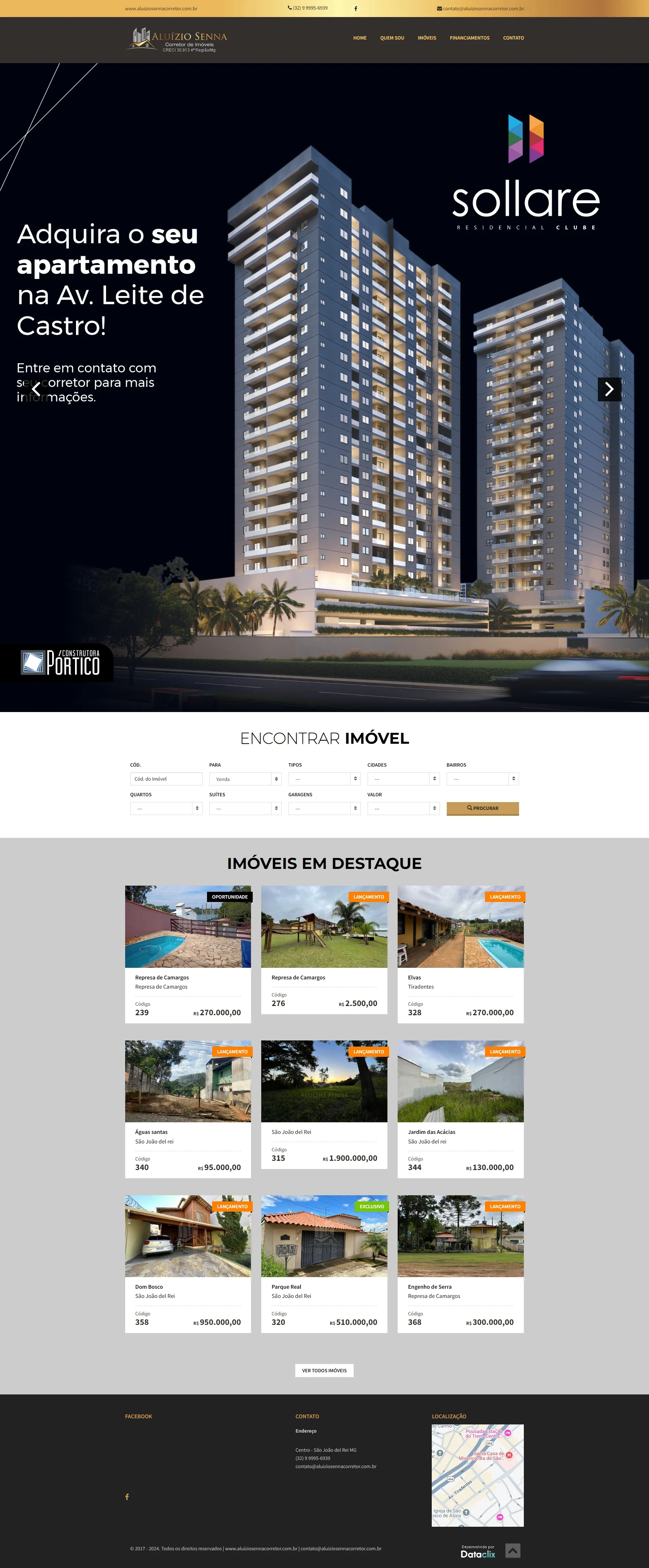 Landing Page Aluisio Maciel