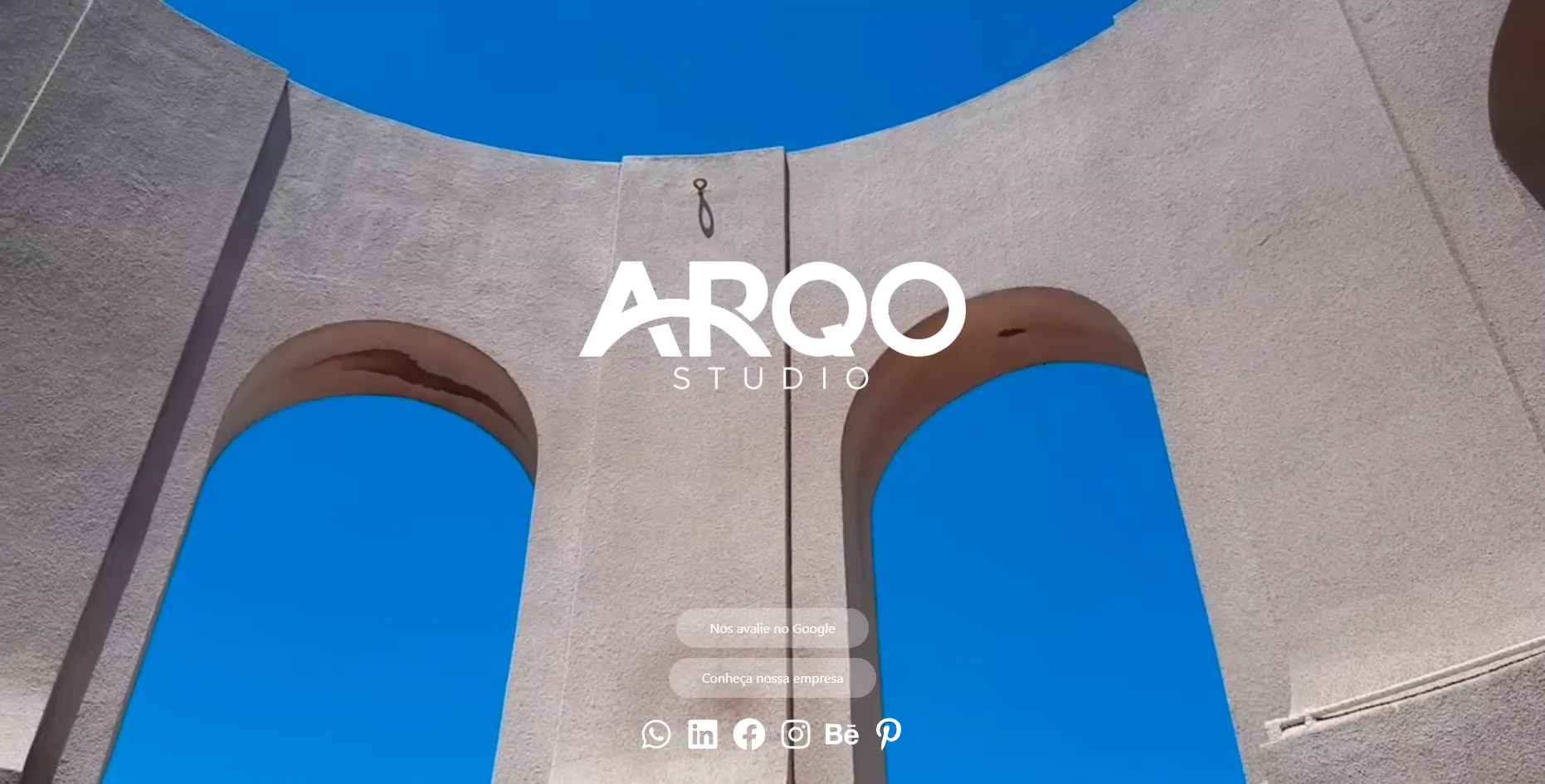 Imagem do Página de contatos para estúdio de arquitetura