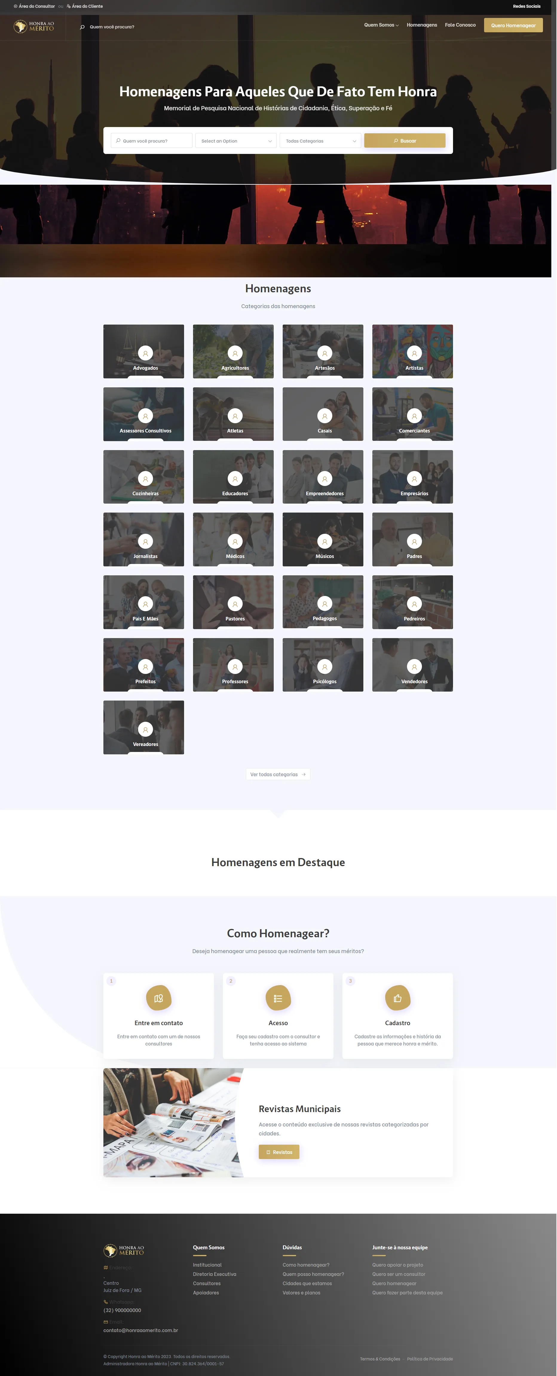Website Honra Contabilidade