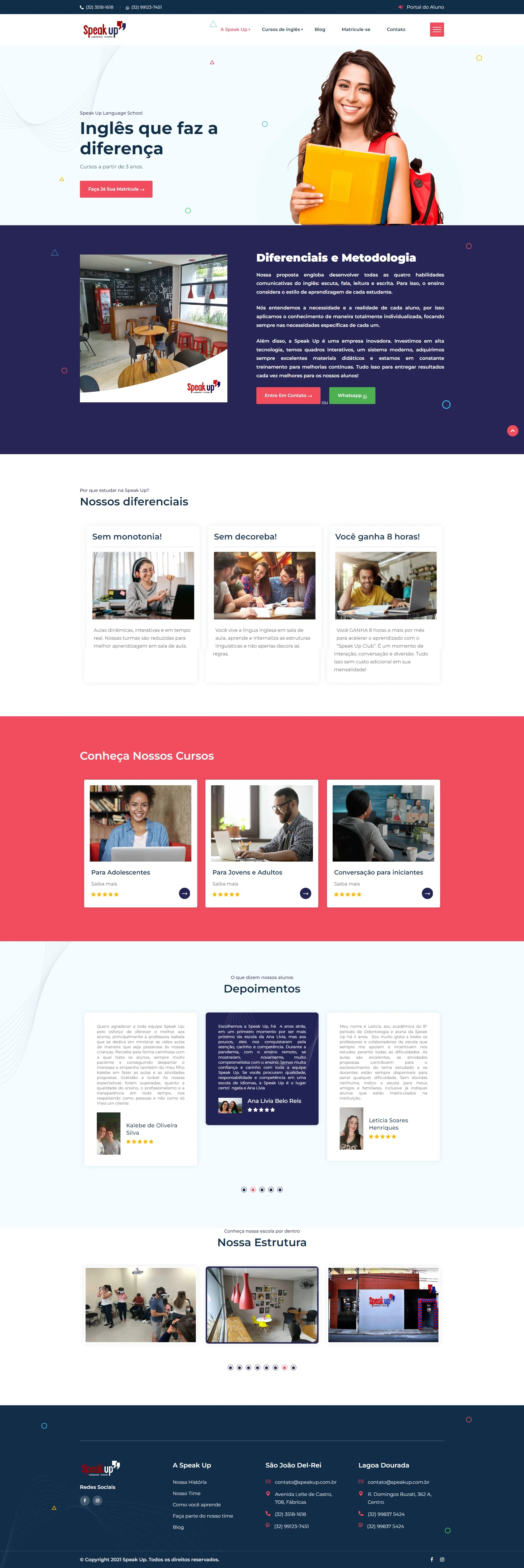 Plataforma de ensino Speak